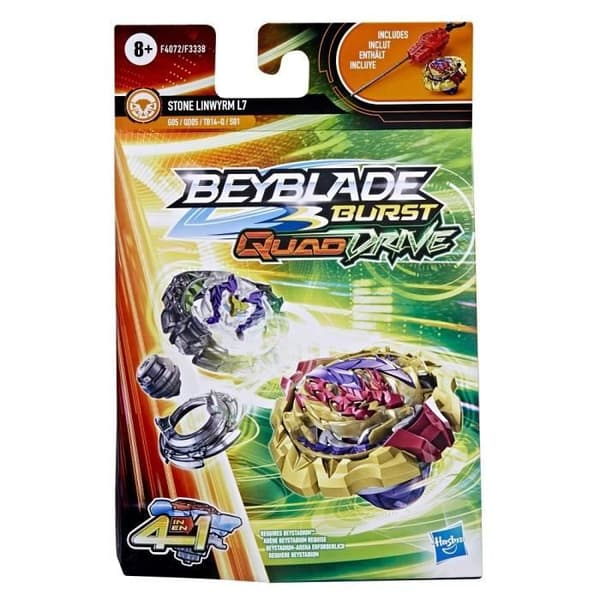 BEYBLADE - Burst QuadDrive - Startpaket Stone Linwyrm L7