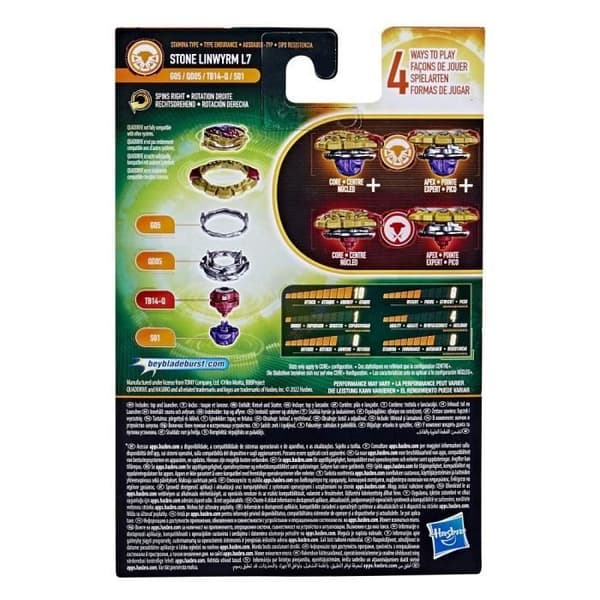 BEYBLADE - Burst QuadDrive - Startpaket Stone Linwyrm L7