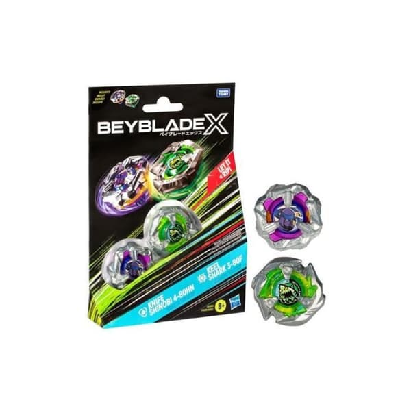 Utomhusspel - BEYBLADE - X Dual Pack - Set med 2 tops - Slumptäckmodell - Blandet