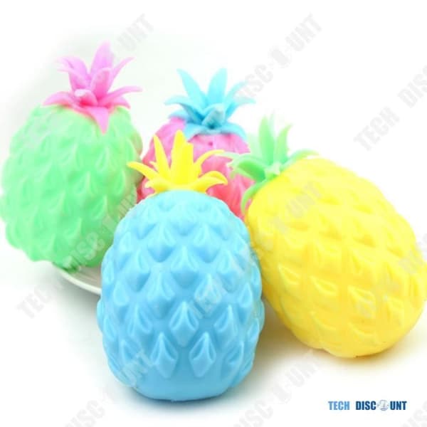 TD® anti-stress leksak ananas squishy barn vuxen billig kontor relax humor mini original dekompression lättnad frukt