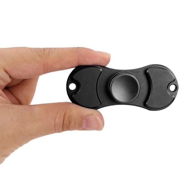 TD® Fidget Spinner Toy Aluminiumlegering-Hand Spinner, Hand Spinner Anti Stress, Decompression Black- Vuxen- och barnpresenter