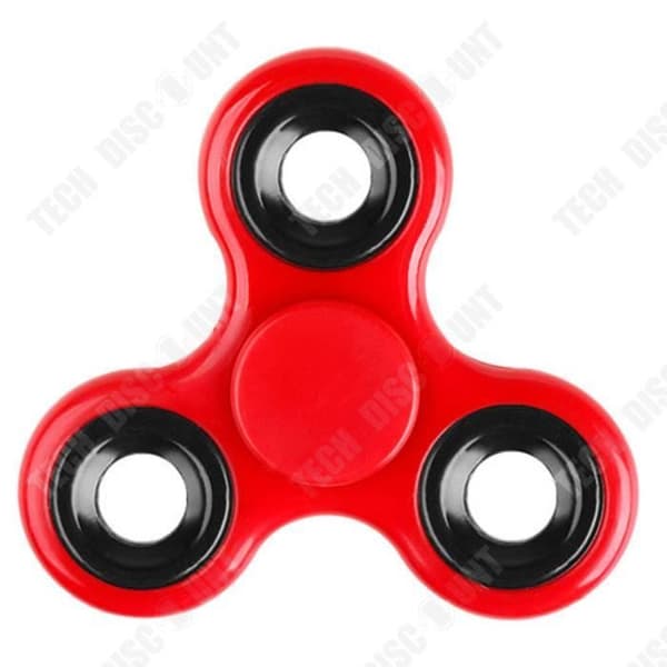 TD® Set 3 Fidget Spinner-triangelleksak för vuxna barn- fingerleksak-dekompression, anti-stress GRÖN - ORANGE - RÖD