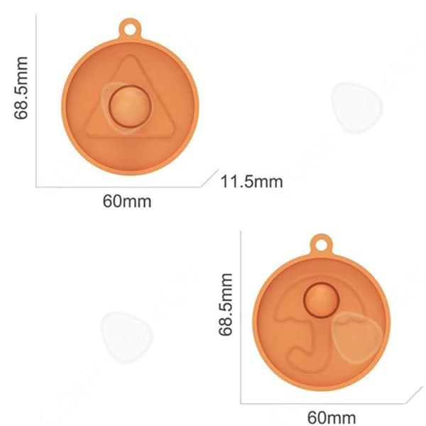 CONFO® Calmar Spel Silikon Socker Kaka Plocka Socker Kaka Meditera Avkoppling Leksak Fritids Pussel Avkoppling Bubbla Jo