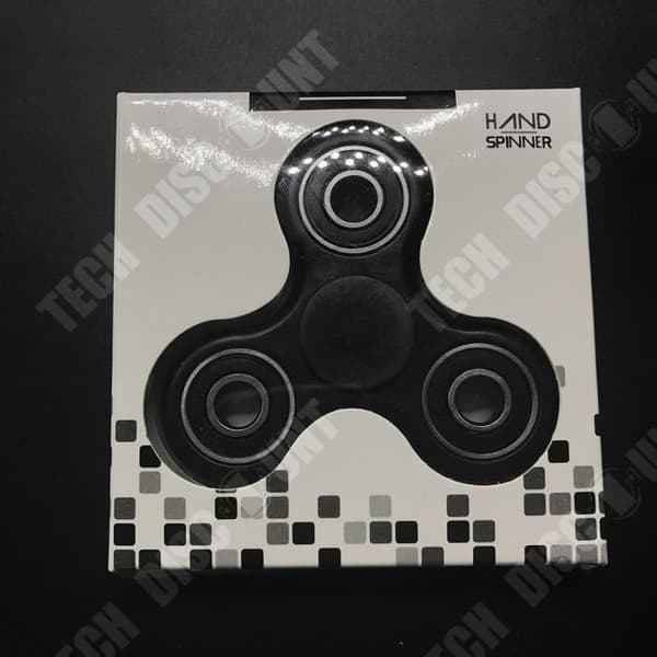 TD® Fidget Spinner Toy - Hand Spinner- Tri-Spinner med keramiska pärlor- Anti-stress och ångestleksak. Blå
