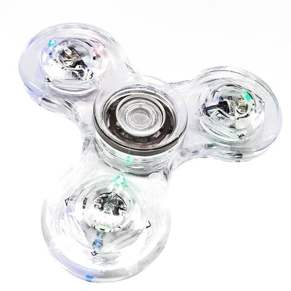 TD® Fidget Spinner Toy - Hand Spinner Toy - Tri-Spinner - Antistress och ångestleksak - Tvåfärgad svart och röd