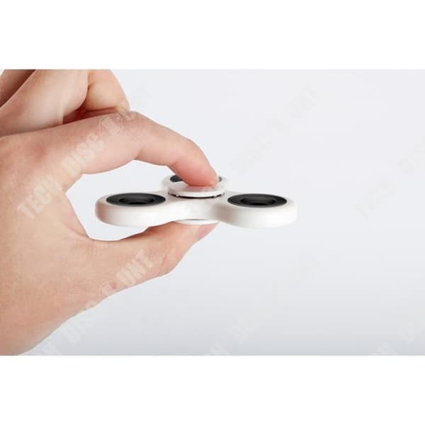 TD® Set 3 Fidget Spinner-Triangelleksak För vuxna Barn- Fingerleksak- Dekompression- Anti Stress VIT - GRÖN - RÖD