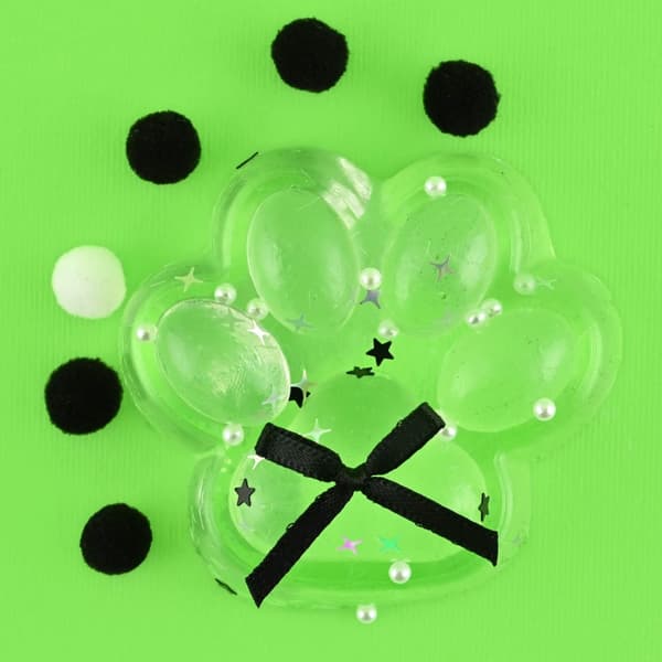 Squishy Cat Paw Clear 7cm