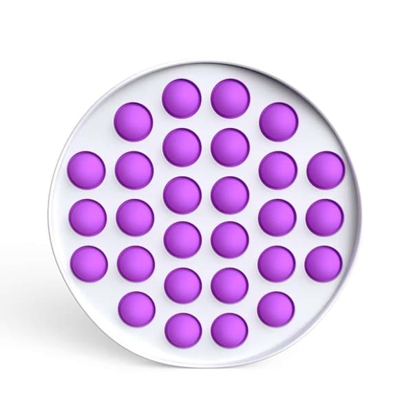 Fidget Toys - Pop It Bubbles - Vit Cirkel (fler färger)