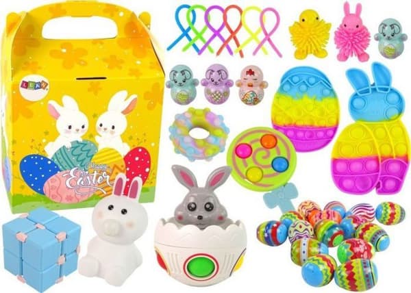 Leantoys - 13439 - Påskleksaksset Fidget Toys Påskäggsdekoration