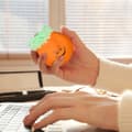 Miniatyrbild 2 av 5: Relaxdays Anti-Stress Ball Barn Vuxna 6 cm Grimace Hair Ball Deg Mjöl 45 g