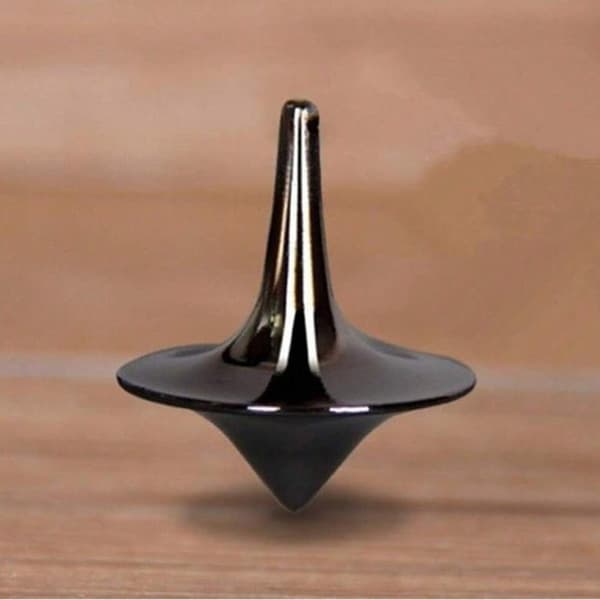 OBOSOE Svart Zinklegering Fingerfidget Spinner 4-pack – Motståndsfri Stressavlastning