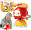 Miniatyrbild 1 av 7: OBOSOE Baby Leksaker Fidget Spinner – Spinnleksak med Sugkopp, Montessori, Present för Inomhus/Utomhus