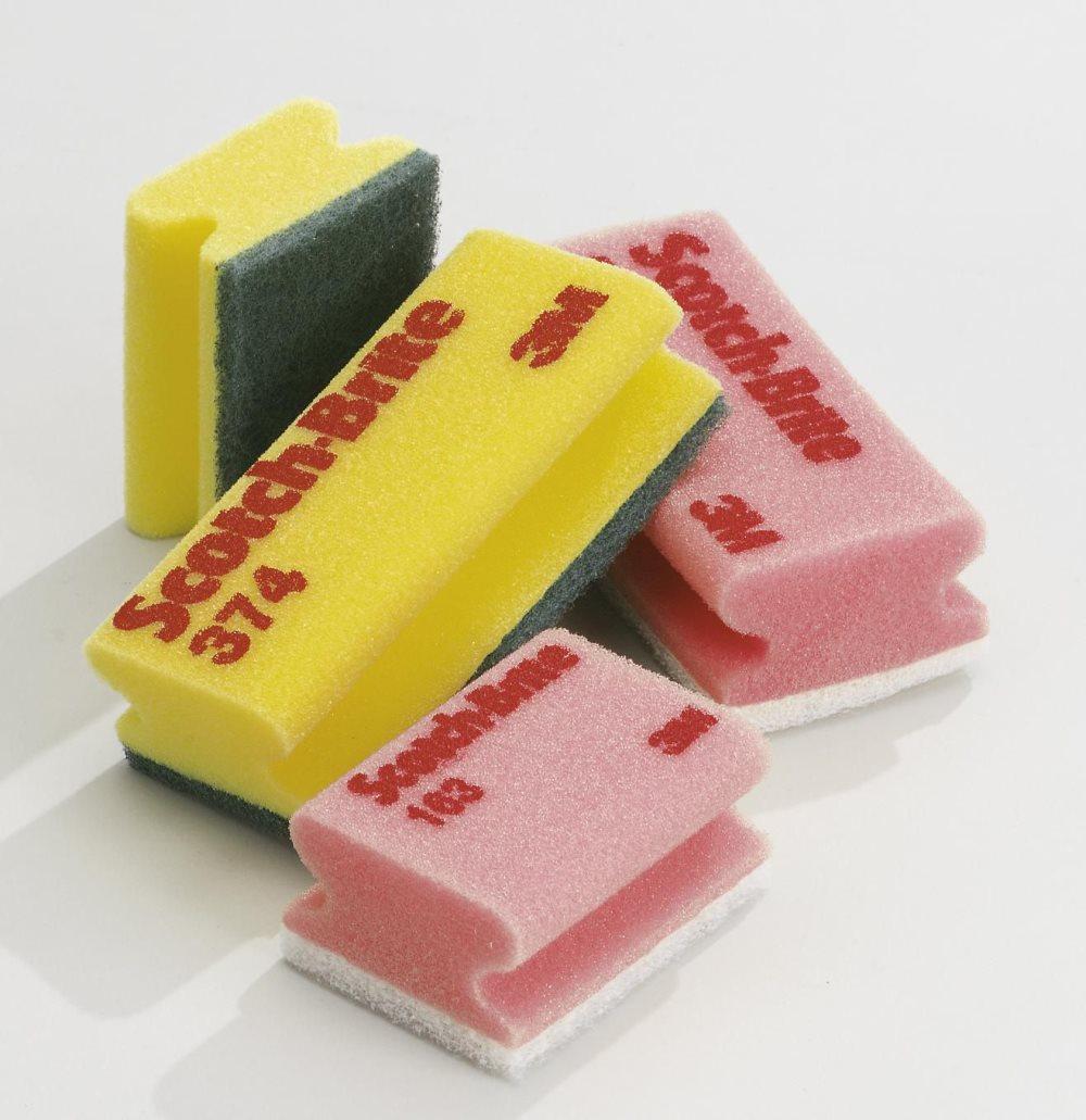 Rengöringssvamp SCOTCHBRITE 7x9,5cm grön 20st