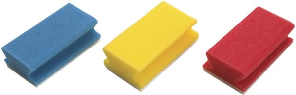 Rengöringssvamp TASKI vit 7,5x13cm 10/fp