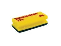 Rengöringssvamp SCOTCHBRITE 7x15cm grön 10st