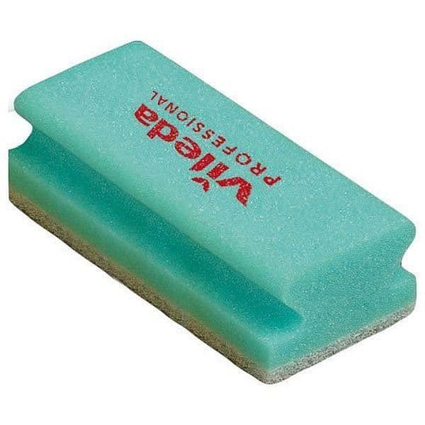 Svamp - Diskkvadrat - Skursvamp - Diskborste - Bricka Antyrys Grön 7x15cm 101881 Vileda Professional