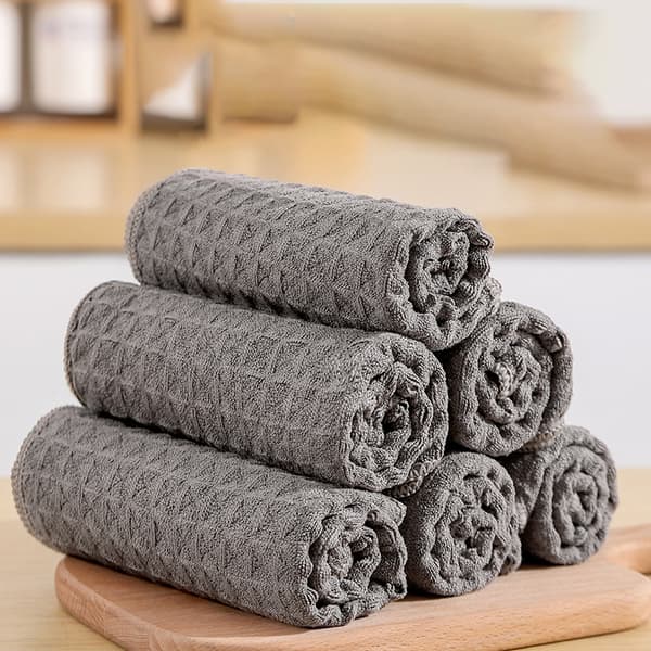 Waffle Weave Dishcloths (Pack of 5)