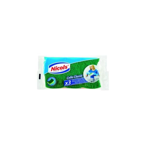 NICOLS - 3-lagers graten svamp x3