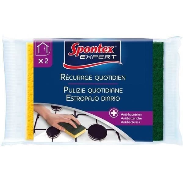 Set med 2 smutsiga ytsvampar - grön