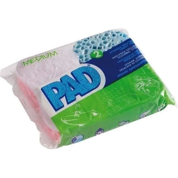PAD - Växtsvamp pad x2 mjuk skrubb
