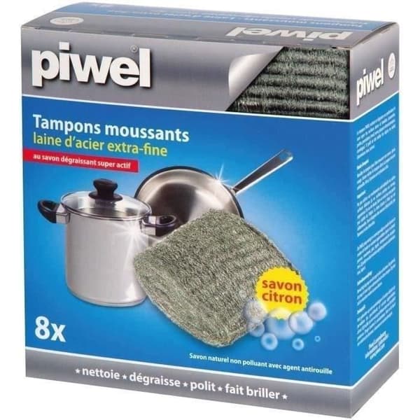 TAMPEL Stålullsdynor med tvål x7