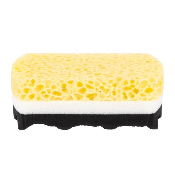 Biltvättsvamp Trelagers mjuk svamp - PREMIUM 17x10cm