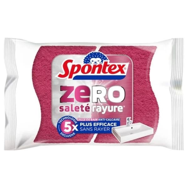 Set med 2 svampar för badrum "spontex" rosa