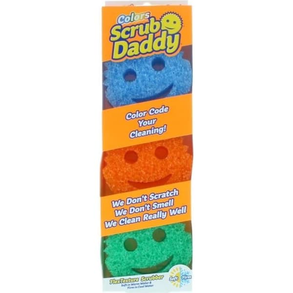 Scrub Daddy Scrubber and Sponge 3-pack