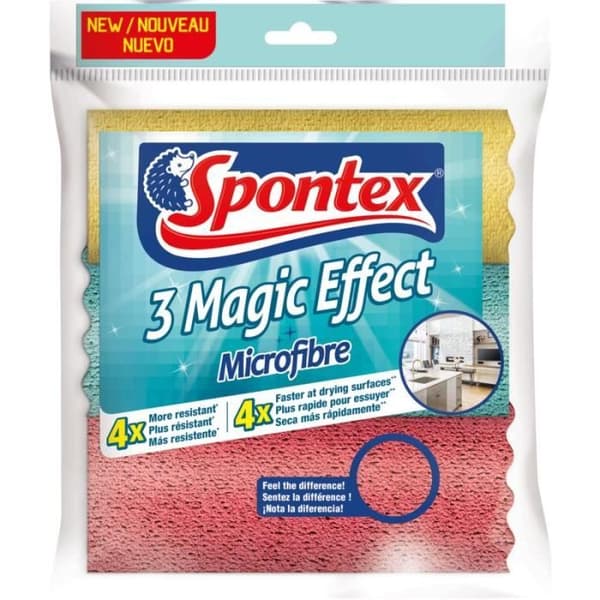SPONTEX Microfiber Magic effekt - x3