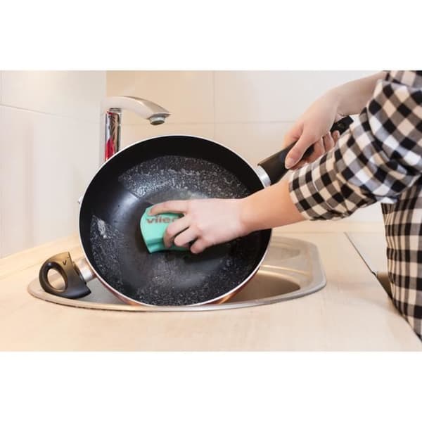 Vileda Pur Active Contoured Kitchen Svamp 2-delad