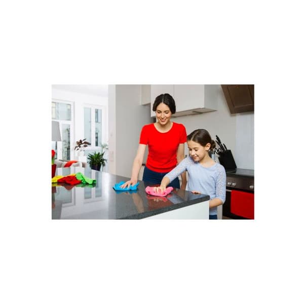 Svamp - Dishwashing Square - Skursvamp - Diskborste - Vileda Färgad mikrofiberduk 8 stycken 151501