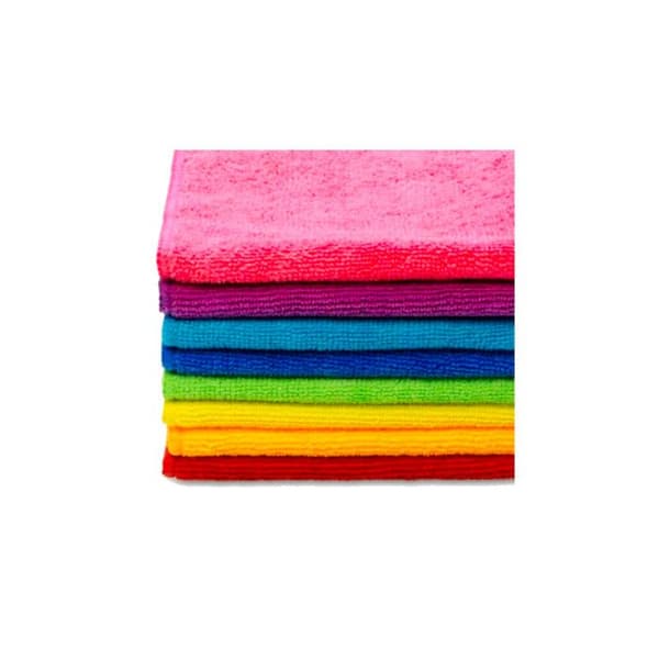 Svamp - Dishwashing Square - Skursvamp - Diskborste - Vileda Färgad mikrofiberduk 8 stycken 151501