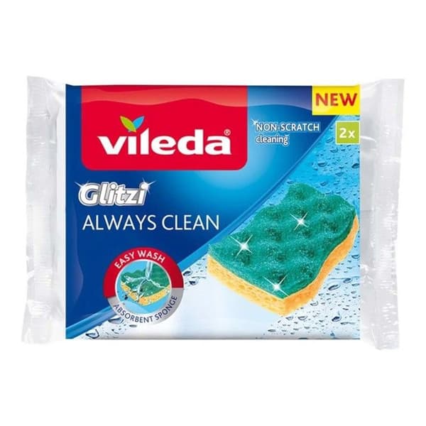 VILEDA GLITZI KÖKSDISKMASKIN RENGÖR ALLTID 2 st.
