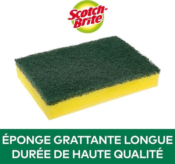 Avsugningstvättsvamp för intensiv användning Scotch-Brite Classic, 20 stycken - hållbar skrubbsvamp som tar bort fett