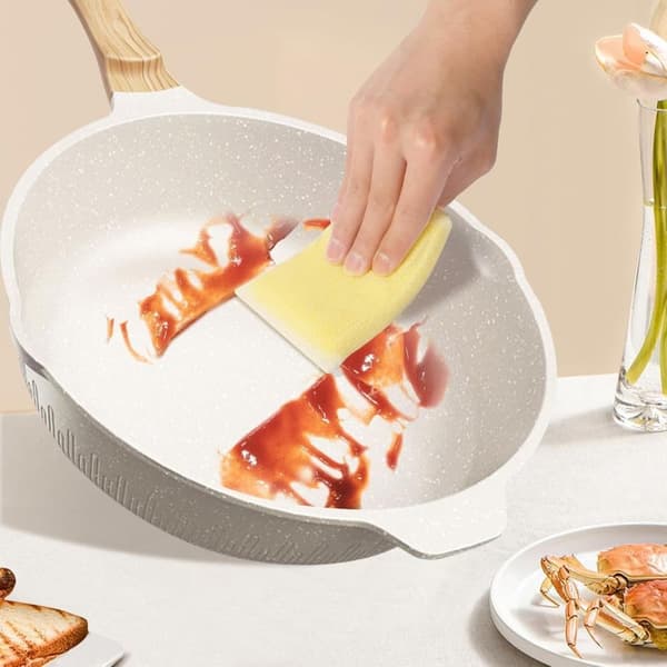 Bomclap 6 Pack Multi-Purpose Dish Svamp, Återanvändbar Non-Scratch Dish Svamp för diskrengöring Kök, Ideal Skrub för kök, Badrum