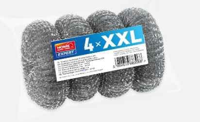 HSH Spontex skursvamp i rostfritt stål extra stor 4 st 40 g 700000015..