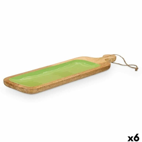 Snacksbricka MALI-798 G Grön 50,7 x 3 x 14 cm (6 antal)