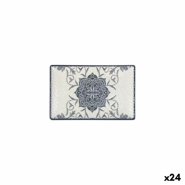 Servingsfat La Mediterránea Rosetta Rektangulär 20 x 13 x 2 cm (24 antal)