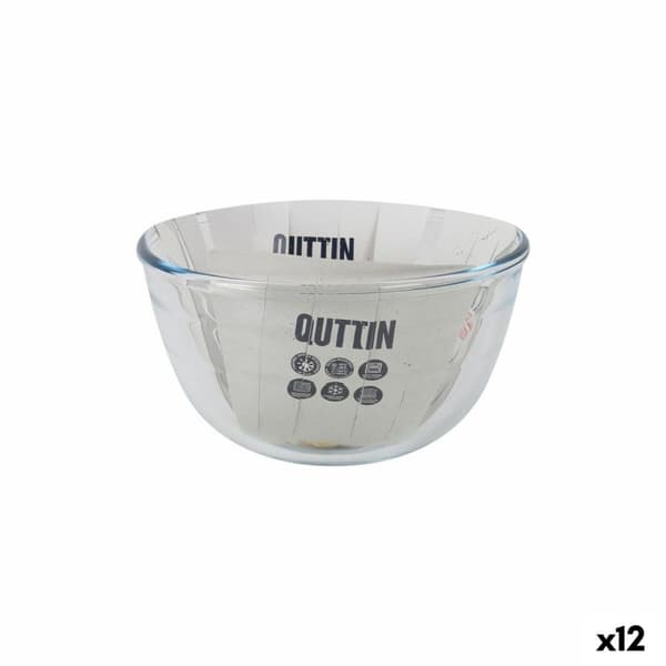 Skål La Mediterránea Quttin Glas 1,1 L 17 x 17 x 10 cm (12 antal)