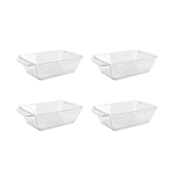 Tilltuggsset Arcoglass Anubis Glas Rektangulär 4 Delar (18 antal)