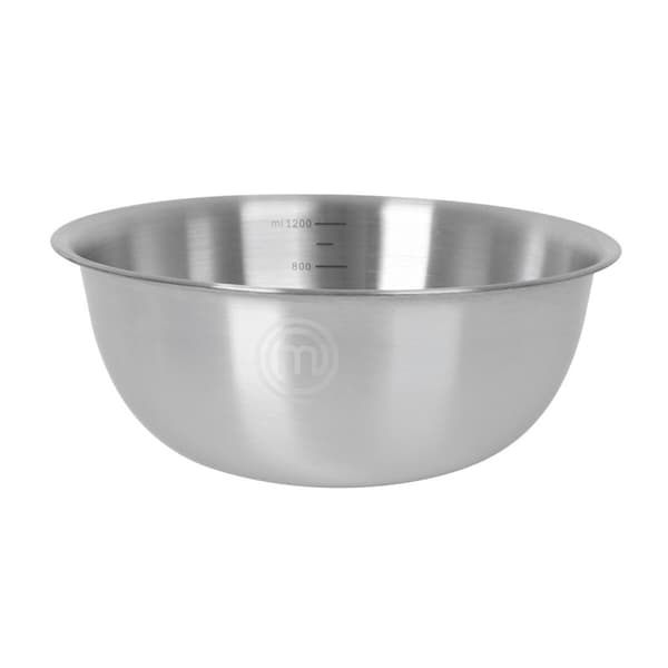 Skål MasterChef Rostfritt stål 1,2 L 19 x 7,5 cm (24 antal)