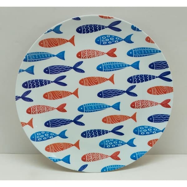 Platt skål La Mediterránea Fiskar 25,5 cm (24 antal)