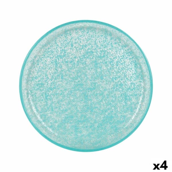 Platt skål Samaritaine Turkos Ø 19 cm (6 antal)
