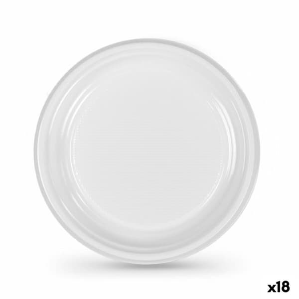 Tallriksset Algon Plast 20,5 cm 25 Delar (18 antal)