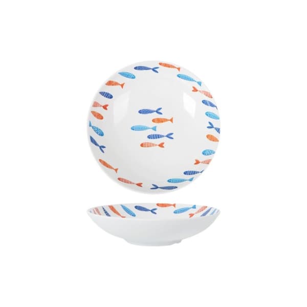 Djup tallrik La Mediterránea Fiskar 21 x 5,3 cm (24 antal)
