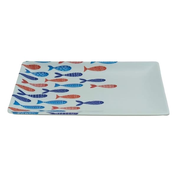 Snacksbricka La Mediterránea Fiskar 25 x 15 x 2 cm (12 antal)