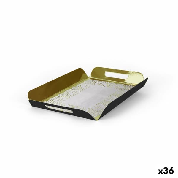 Snacksbricka Algon 19 x 28 cm (36 antal)