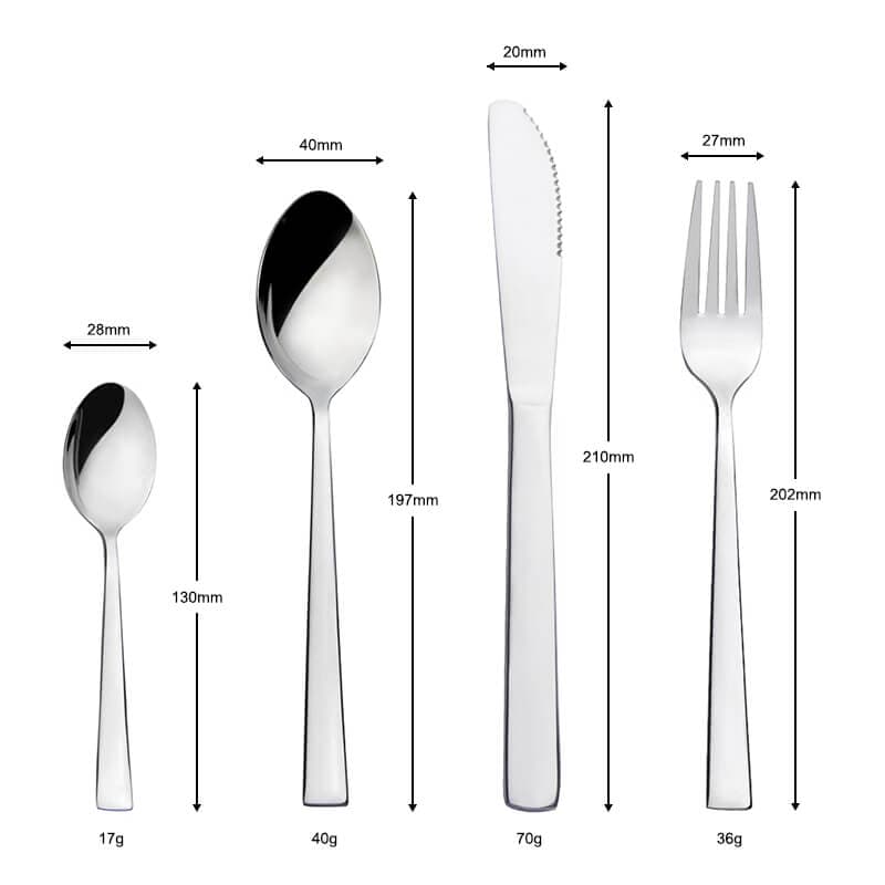 Saga bestickset 16 Delar