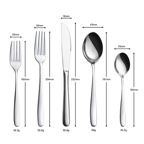16 delar bestickset Sanja