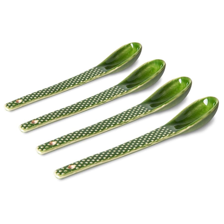 Emeralds Sked 4-pack 15,2 cm Keramik Grön